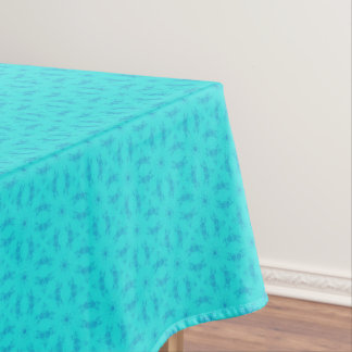 Turquoise tafelkleed voor interieurdecoratie