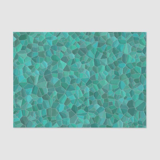Turquoise Tissue Paper Tissuepapier (Voorkant)