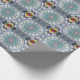 Turquoise Touch Wrapping Paper Cadeaupapier