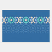 Turquoise Tranquility pattern Inpakpapier Vel (Voorkant 2)