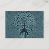 Turquoise Tree of Life Visitekaartje (Voorkant)
