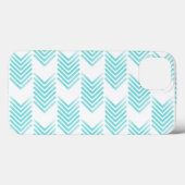 Turquoise Tribal Arrow Pattern Case-Mate iPhone Case (Achterkant (horizontaal))