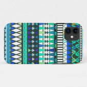 Turquoise Tribal Pattern iPhone 5 Hoesje-Mate Cas Case-Mate iPhone Case (Achterkant (horizontaal))