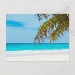 Turquoise Tropical Beach Briefkaart