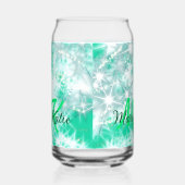 Turquoise turquoise agate aqua monogramme ajouter  (Gauche)