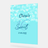 Turquoise turquoise agate doux 16 anniversaire ajo (Angle)