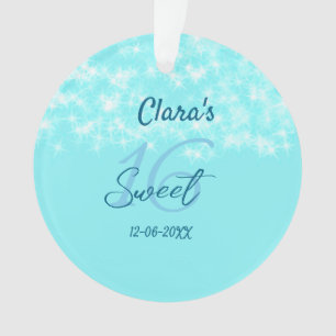 Turquoise turquoise agate doux 16 anniversaire ajo