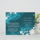 Turquoise Turquoise Mariage d'hiver Bi Programme d (Debout devant)