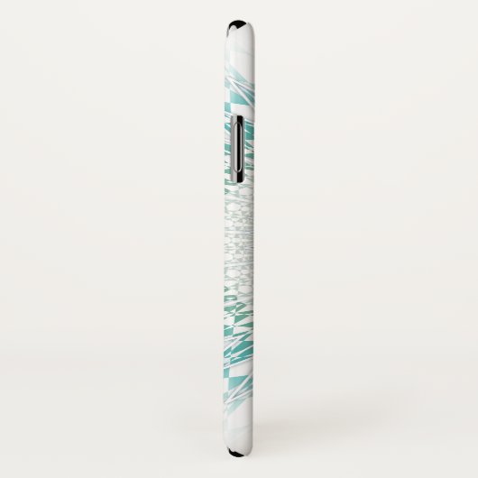 Turquoise Turtle and Mandala Animal Case-Mate iPhone Case (Achterkant / rechts)