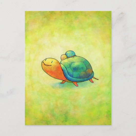 Turquoise Turtles Briefkaart (Voorkant)