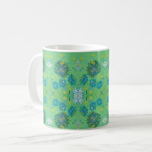 Turquoise Twinkés Coffee Mug (Devant gauche)