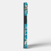 Turquoise uit de Gemstone-reeks Case-Mate iPhone Case (Achterkant / Rechts)