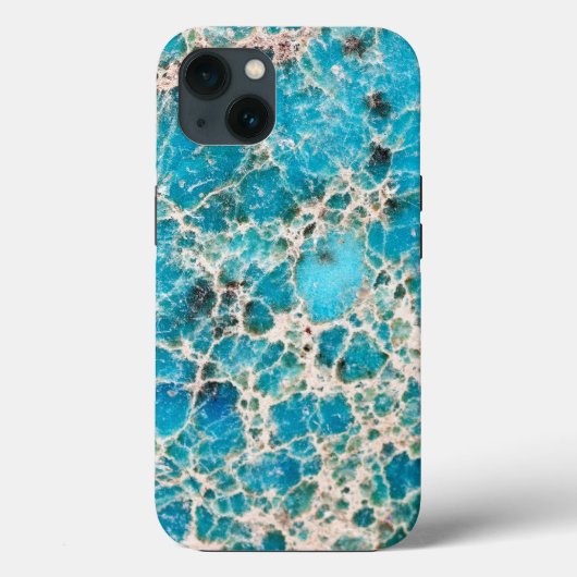 Turquoise uit de Gemstone-reeks Case-Mate iPhone Case (Achterkant)