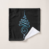 Turquoise Unalome (Gant de toilette)