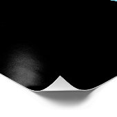 Turquoise Unconditional Love Perfect Poster (Hoek)