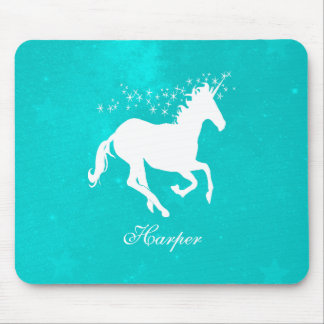 Turquoise Unicorn Persoonlijke Muismat