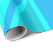 Turquoise Union Jack Flag Decor Cadeaupapier (Rol Hoek)