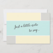 Turquoise Vanilla Aangepast Sonogram Foto Zwangers Aankondiging (Voorkant)