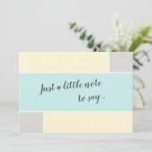 Turquoise Vanilla Aangepast Sonogram Foto Zwangers Aankondiging (Staand voorkant)