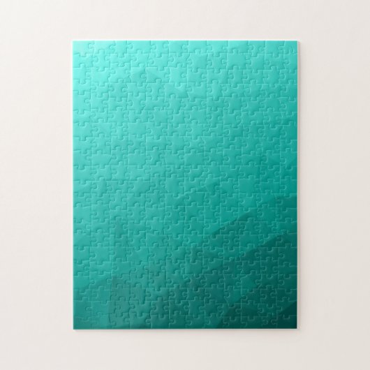 Turquoise verloop geometrisch mesh patroon Driehoe Legpuzzel (Verticaal)