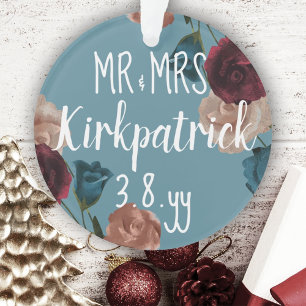 Turquoise Vert Beige Bourgogne Mariage Rose Noël