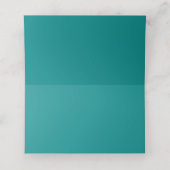 Turquoise Vert Cyprès Feuilles Branches Cartes de (Intérieur déplié)