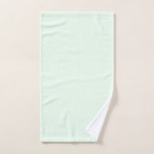 Turquoise Vert Pâle Blanc Pastel Couleur Uni (Serviette à main)