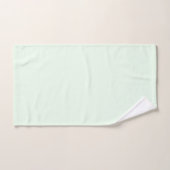 Turquoise Vert Pâle Blanc Pastel Couleur Uni (Serviette à main)