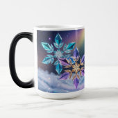 Turquoise Violet Crystals Morphing Mug (Gauche)