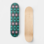 Turquoise Vision Skateboard (Voorkant)