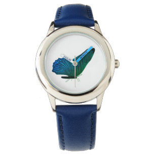 Turquoise Vlinder eWatch Horloge
