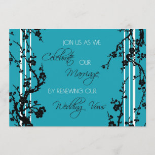 Turquoise Vow Renewal Ceremony Kaart