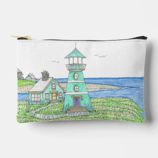 Turquoise Vuurtoren Kleine Accessoiretas Etui