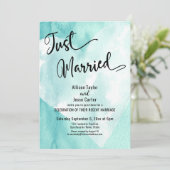 Turquoise W Kaart (Staand voorkant)