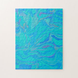 Turquoise Water Abstract Legpuzzel