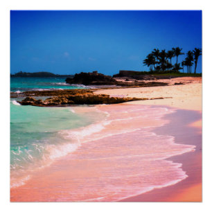 Turquoise Water Beach Perfect Poster