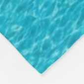Turquoise Water Image Fleece Deken (Hoek)