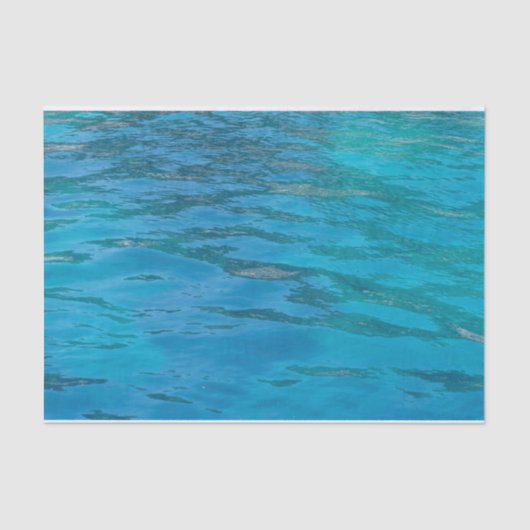 Turquoise Water Tissue Paper Tissuepapier (Voorkant)