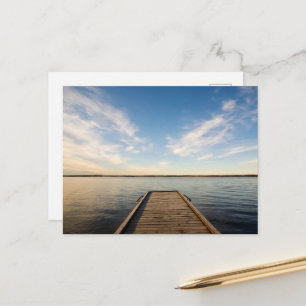 Turquoise Watervallandschap Briefkaart