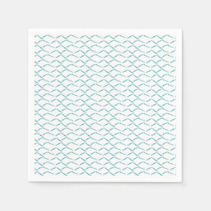Turquoise Waves Abstract Strand Zeemeermin Schalen Servet