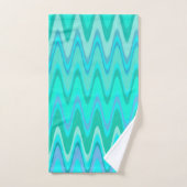 Turquoise Waves Bad Handdoek (Handdoek)