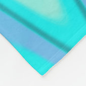 Turquoise Waves Fleece Deken (Hoek)