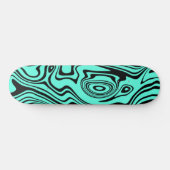 Turquoise Waves Skateboard of Kies Kleur (Horizontaal)