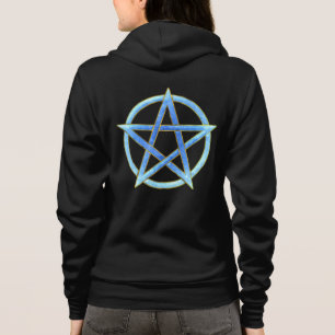 Turquoise wervelwind: Pentagram essence Hoodie