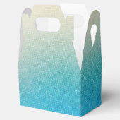 Turquoise White Aqua Blue Starfish Beach Wedding Bedankdoosjes (Geopend)