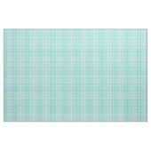Turquoise White Houndstooth Pattern Fabric Stof (Yard (91,4 cm))