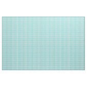 Turquoise White Houndstooth Pattern Fabric Stof (Fat Quarter)