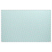 Turquoise White Modern Triangles Pattern Fabric Stof (Fat Quarter)
