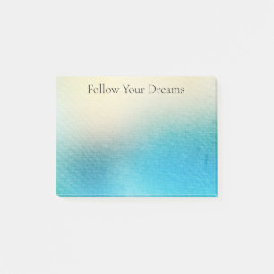 Turquoise Witte Aqua Blauwe Zeester Strand Huwelij Post-it® Notes