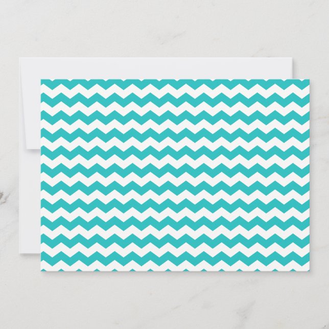 turquoise witte chevrons (Voorkant)